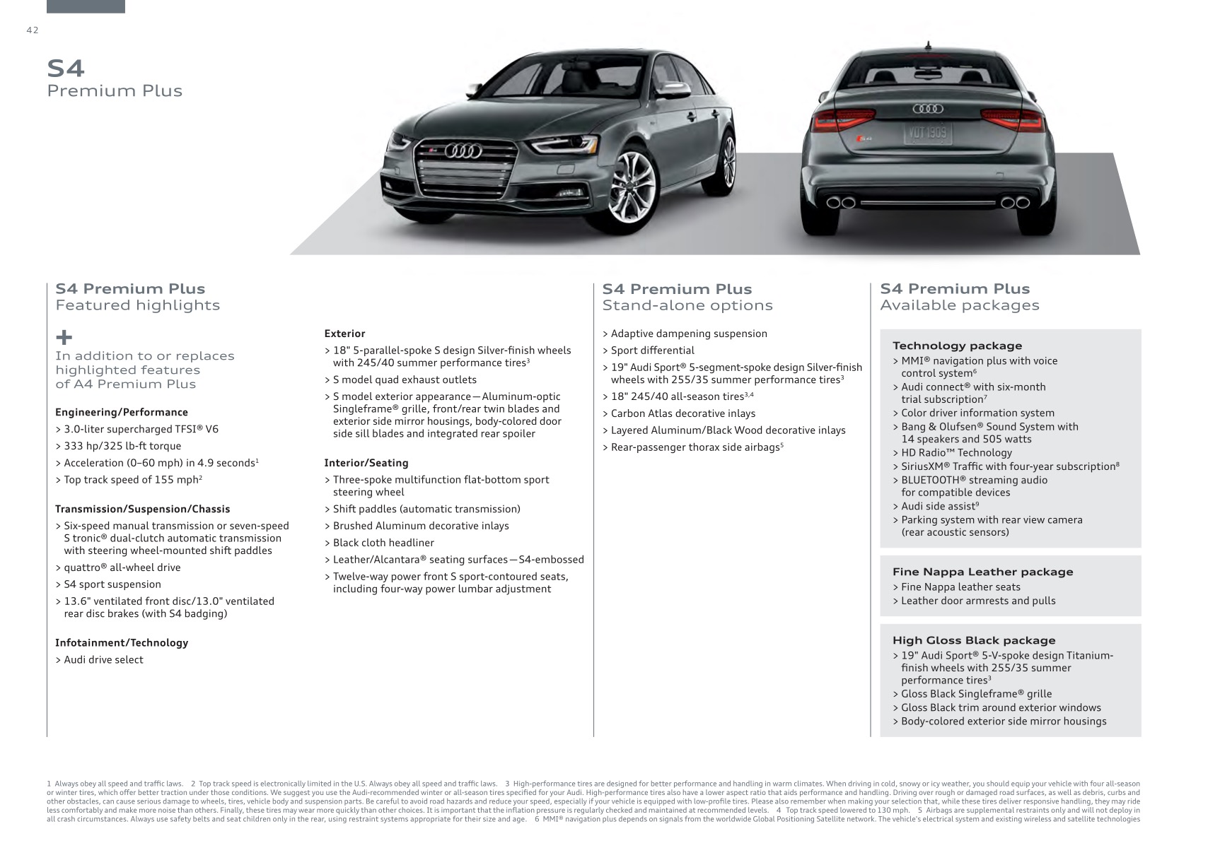 2016 Audi A4 Brochure Page 35